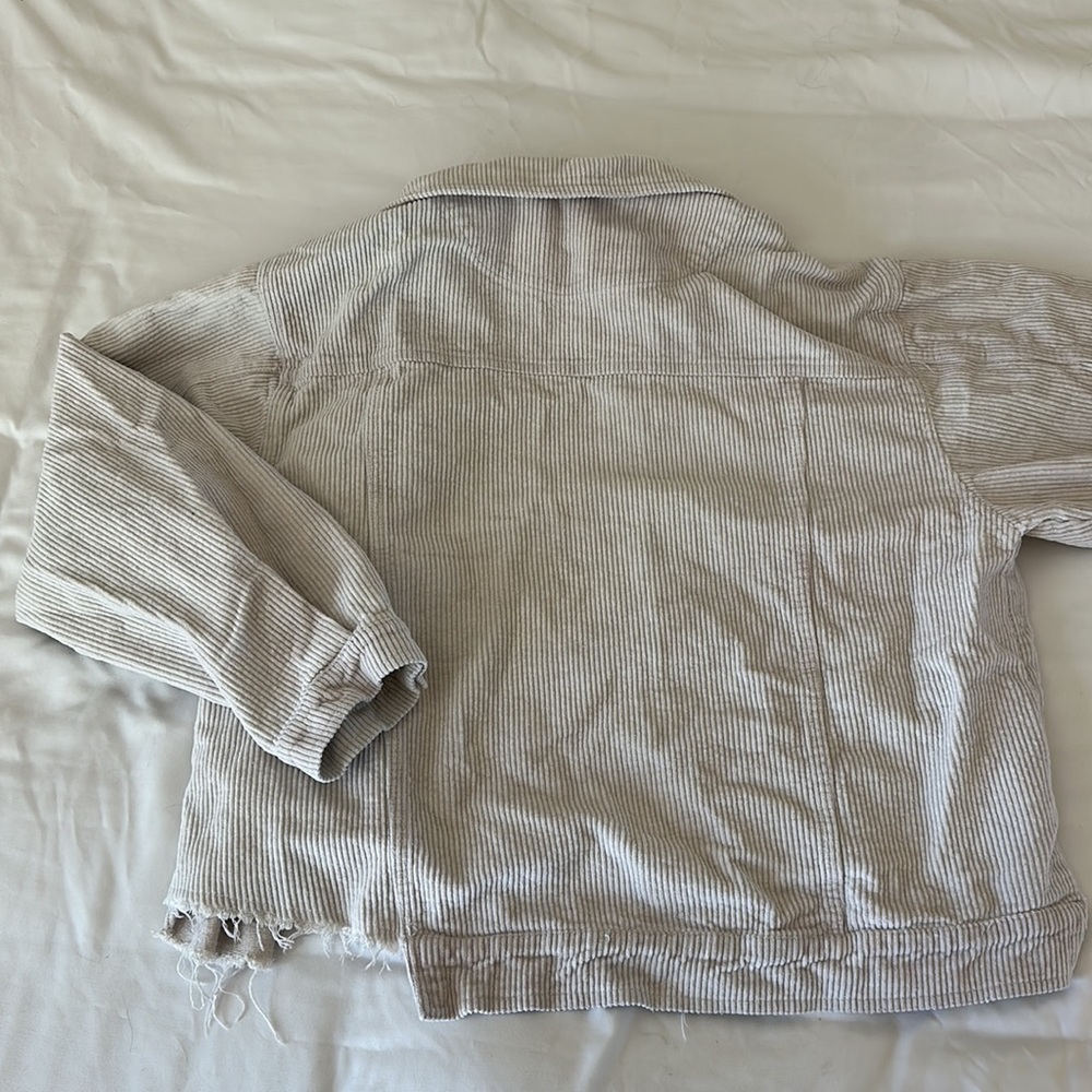 Light pink corduroy jacket - Size L - Picture 3 of 4